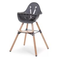 Стілець для годування Childhome Evolu 2 з бампером - natural/anthracite