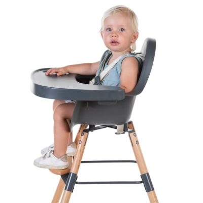 Стілець для годування Childhome Evolu 2 з бампером - natural/anthracite - Зображення 5