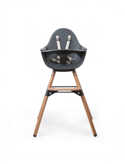 Стілець для годування Childhome Evolu ONE.80° з бампером - natural/anthracite