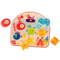 Деревянная игрушка-вкладыш Battat - Морские жители - Зображення 2