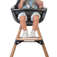 Стілець для годування Childhome Evolu ONE.80° з бампером - natural/anthracite - Зображення 9