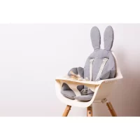 Універсальна подушка для стільця для годування Childhome -rabit/grey - Зображення 4