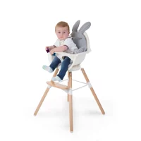 Універсальна подушка для стільця для годування Childhome -rabit/grey - Зображення 3