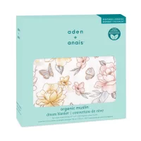 Ковдра з орнанічної бавовна (120*120 см) Aden+anais Earthly-rosewood