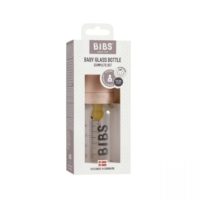 Скляна дитяча пляшечка BIBS Baby Glass Bottle 110 мл – Blush - Зображення 2