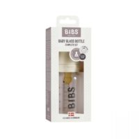 Скляна дитяча пляшечка BIBS Baby Glass Bottle 110 мл – Ivory - Зображення 2