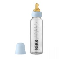 Скляна дитяча пляшечка BIBS Baby Glass Bottle 225 мл – Baby Blue