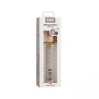 Скляна дитяча пляшечка BIBS Baby Glass Bottle 225 мл – Blush - Зображення 2