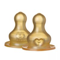Змінні соски для BIBS Bottle Niple 2 pack Latex (повільний потік)