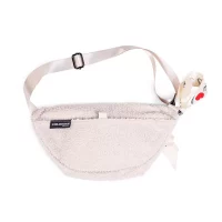 Сумка через плече Childhome Banana bag - teddy white - Зображення 3