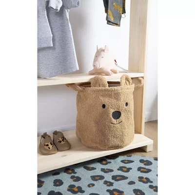 Набір корзин для іграшок Childhome Teddy коричневий - Зображення 3