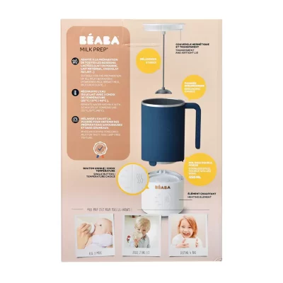 Міксер-підігрівач напоїв для дітей Beaba Milk Prep синій NEW - Зображення 8
