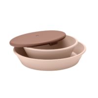 Набір дитячих тарілок BIBS Dinner Set Blush