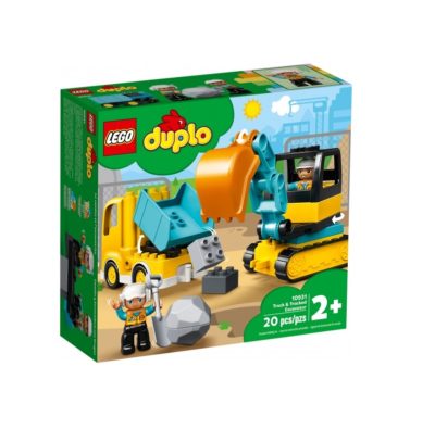 LEGO Конструктор DUPLO Вантажівка і гусеничний екскаватор