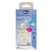 Пляшечка скло Chicco Natural Feeling NEW, 250 мл, 0м+ - Зображення 2