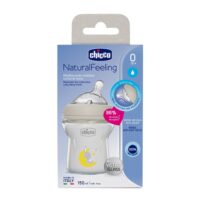 Пляшечка скло Chicco Natural Feeling NEW, 150 мл, 0м+ - Зображення 2