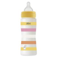Пляшечка пластик Chicco Well-Being Colors, 330мл, соска силікон, 4м+ - Зображення 3