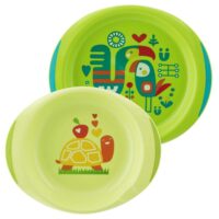Набір тарілок Chicco Easy Feeding, 2 шт, 12 m+ - Зображення 2