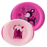 Набір тарілок Chicco Easy Feeding, 2 шт, 12 m+