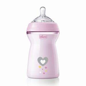 Пляшечка пластик Chicco Natural Feeling NEW, 330 мл, 6м+