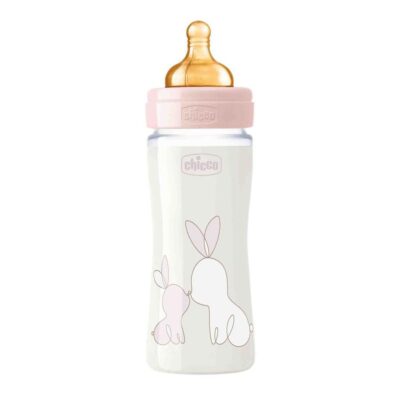 Пляшечка скло Chicco Original Touch, 240мл, 0м+