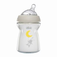 Пляшечка скло Chicco Natural Feeling NEW, 250 мл, 0м+
