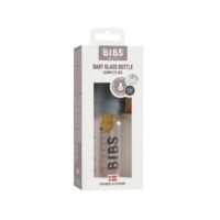 Скляна дитяча пляшечка BIBS Baby Glass Bottle 110 мл – Iron - Зображення 2