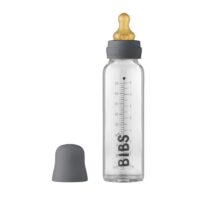 Скляна дитяча пляшечка BIBS Baby Glass Bottle 225 мл – Iron