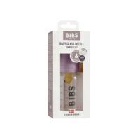 Скляна дитяча пляшечка BIBS Baby Glass Bottle110 мл – Mauve - Зображення 2
