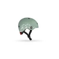 Шолом захисний дитячий Scoot and Ride, зелений, з ліхтариком, 45-51см - Зображення 2