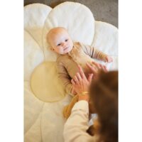 Килимок ігровий Childhome Flower 110 см ,білий/жовтий - Зображення 3