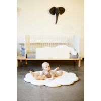 Килимок ігровий Childhome Flower 110 см ,білий/жовтий - Зображення 5