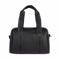 Сумка Childhome Mommy club Signature vegan, leather black