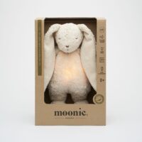 Зайчик Органічний співаючий з нічником Moonie,SAND
