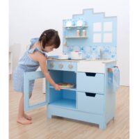 Дитяча ігрова Кухня New Classic Toys, серія Delft, блакитна - Зображення 3