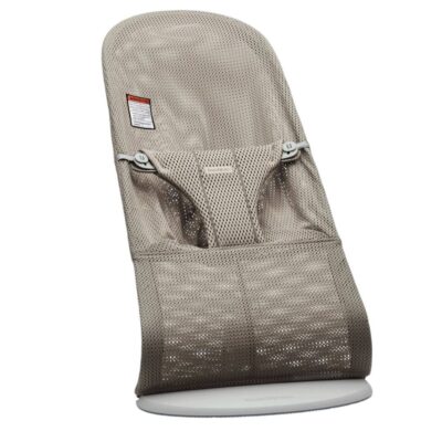 BabyBjorn - Крісло-шезлонг Bouncer Bliss Mesh, Grey Beige (сіро-бежевий)