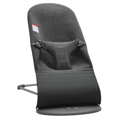 BabyBjorn - Крісло-шезлонг Bouncer Bliss 3D Jersey, Charcoal Grey (чорно-сірий)
