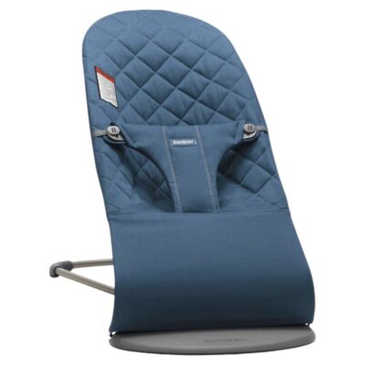 BabyBjorn - Крісло-шезлонг Bouncer Bliss Cotton, Midnight Blue (синій)