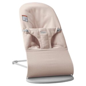 BabyBjorn - Крісло-шезлонг Bouncer Bliss Woven mélange, Light pink (світло-рожевий)