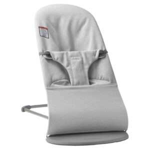 BabyBjorn - Крісло-шезлонг Bouncer Bliss Woven mélange, Light grey (світло-сірий)