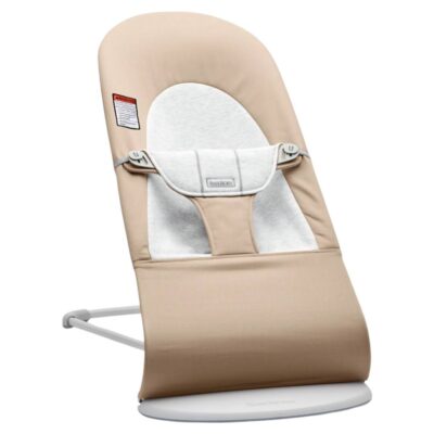 BabyBjorn - Крісло-шезлонг Bouncer Balance Soft Woven/Jersey, Beige/Grey