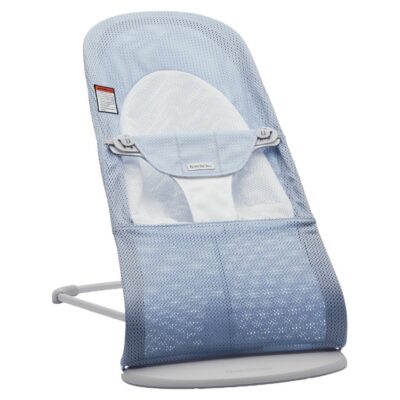 BabyBjorn - Крісло-шезлонг Bouncer Balance Soft Mesh, Sky blue/White