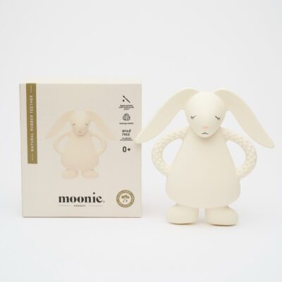 Прорізувач з натурального каучуку Moonie - CREAM