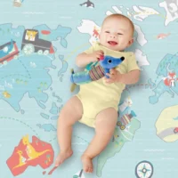 Двосторонній дитячий ігровий килимок Skip Hop - Little Travelers - Зображення 4