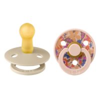 Пустушка BIBS x Liberty Colour Latex Round (кругла) June Blossom – Blush Mix (2 в упаковці)