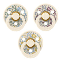 Набір сосок пустушок BIBS x Liberty Try It Colour (3 в упаковці) – Eloise / Ivory