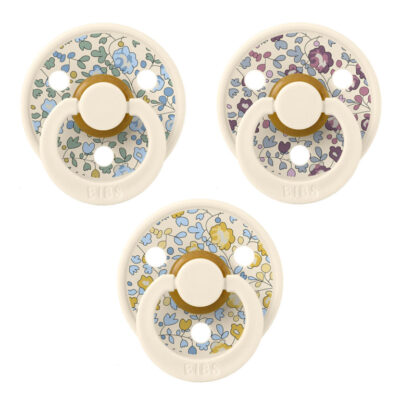Набір сосок пустушок BIBS x Liberty Try It Colour (3 в упаковці) – Eloise / Ivory