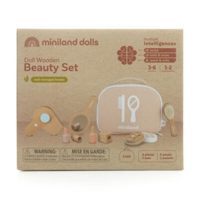 Дерев'яний ігровий набір косметики Miniland Beauty Set - Зображення 2