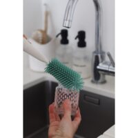 Йоржик для пляшечок Beaba силіконовий, зелений - Зображення 4