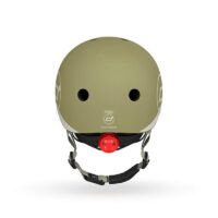 Шолом захисний дитячий Scoot and Ride, оливковий з ліхтариком 45-51см - Зображення 3